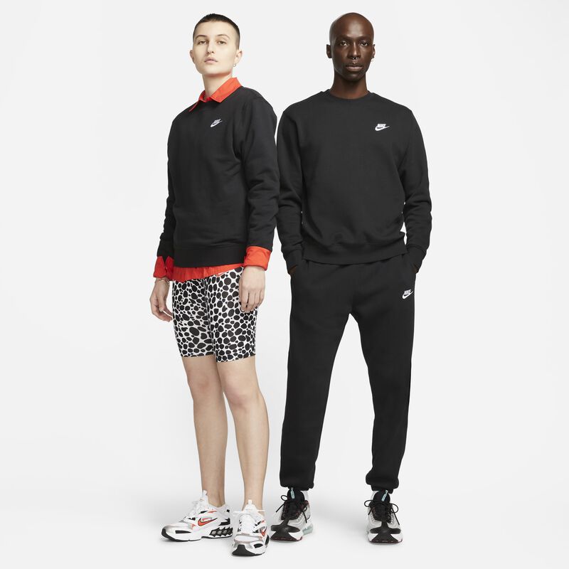 Nike Sportswear Club Fleece, Negro/Blanco, hi-res