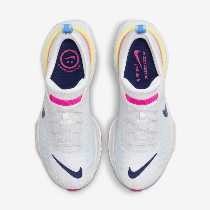 Nike Invincible 3, Blanco/Polvo Fosforito/Rosa Feroz/Azul Real Profundo, hi-res
