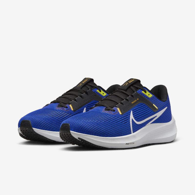 Nike Pegasus 40, Azul carrera/Negro/Reloj solar/Blanco, hi-res