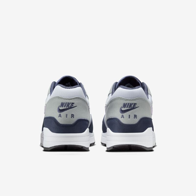 Nike Air Max 1, Gris Fútbol/Azul Trueno/Púmice Claro/Lila Bloom, hi-res