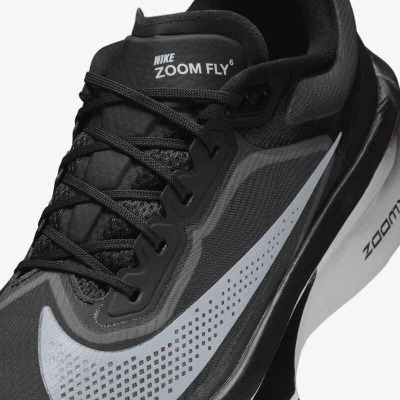 Nike Zoom Fly 6, Negro/Gris Humo Claro/Blanco, hi-res