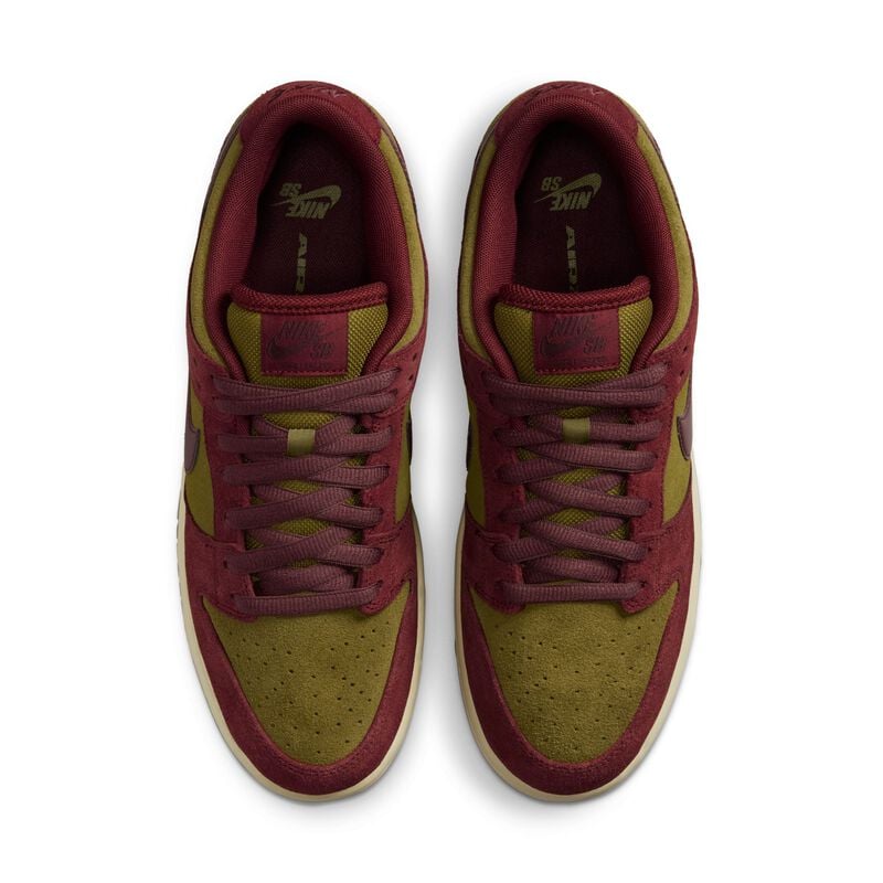Nike SB Dunk Low Pro, Equipo Oscuro Rojo/Burdeos Crush-Oliva Flak, hi-res
