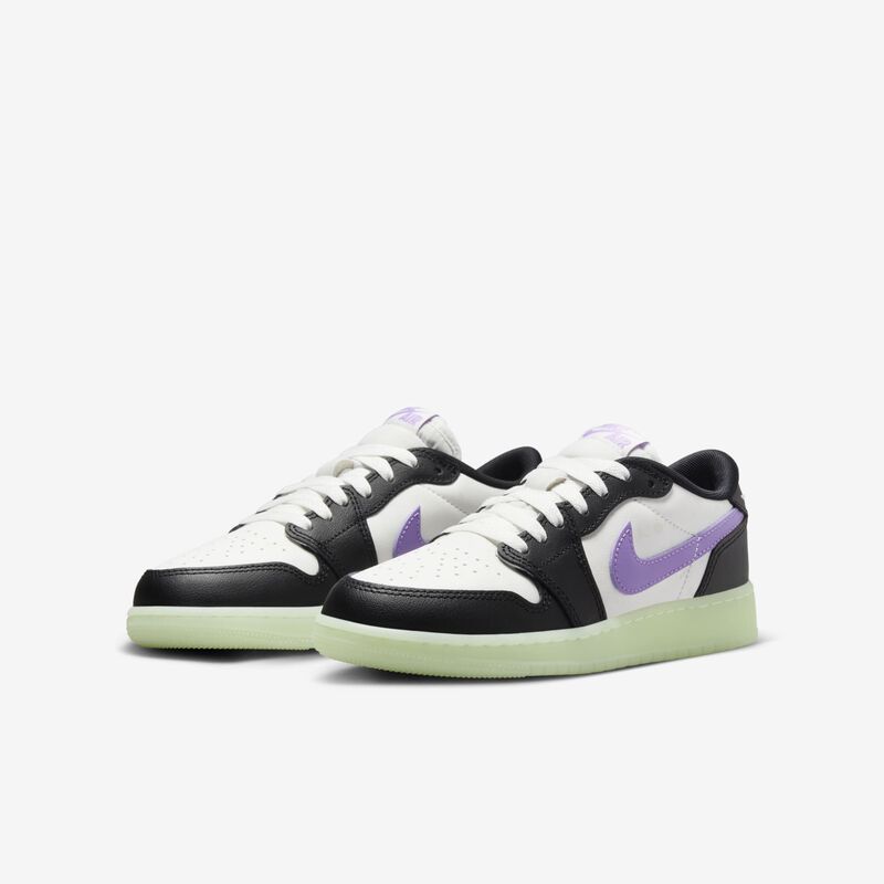 Air Jordan 1 Retro Low, Negro/Rojo Universitario/Rojo Universitario/Blanco, hi-res