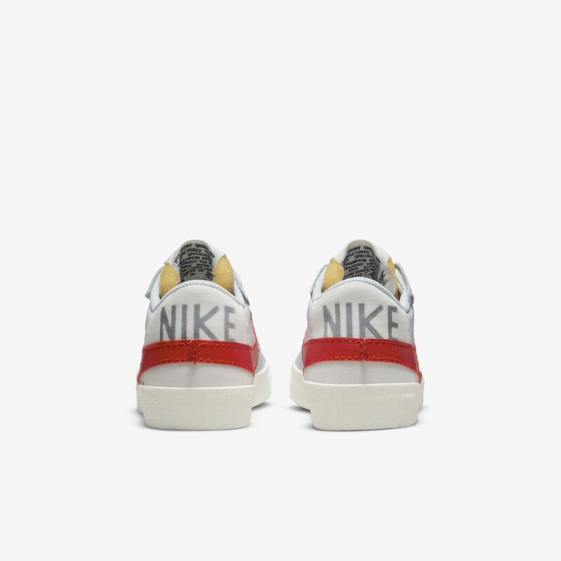 Nike Blazer Low '77 Jumbo, Blanco/Polvo fotón/Gris humo claro/Rojo, hi-res