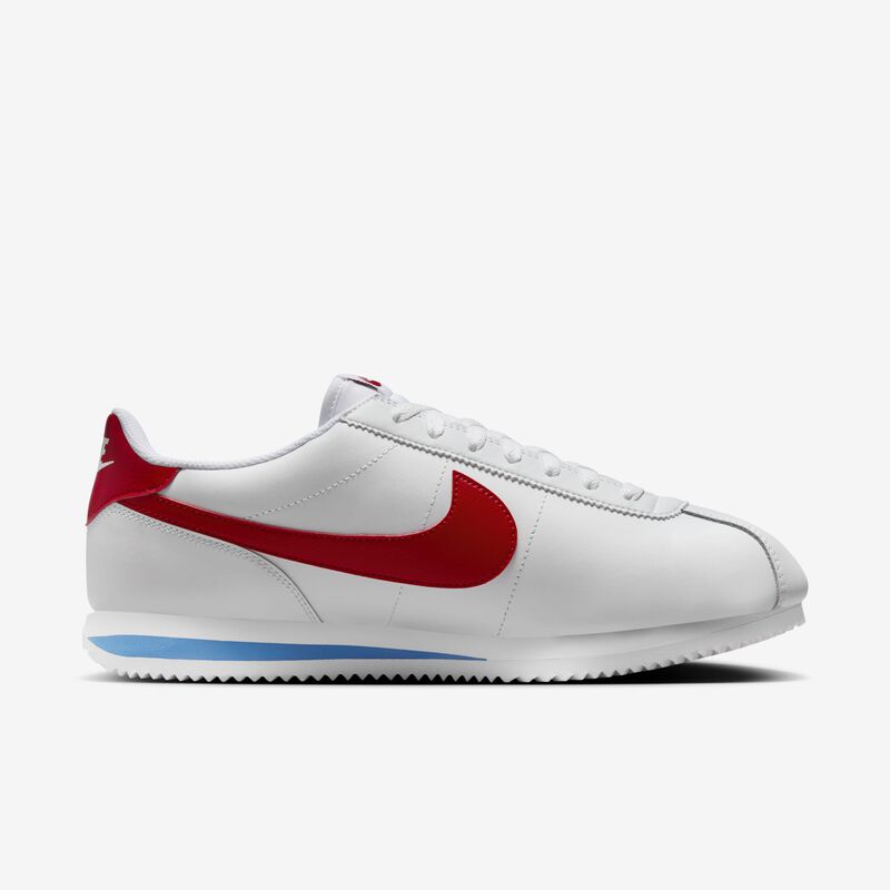 Nike Cortez, Blanco/Rojo Universitario-Azul Universitario, hi-res