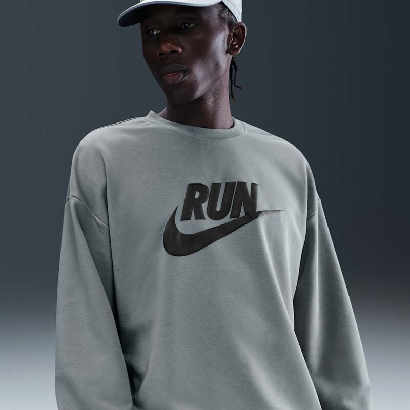 Nike Run Swoosh, Gris humo/Negro, hi-res