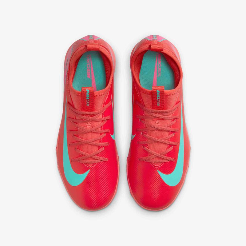 Nike Jr. Mercurial Vapor 16 Academy, Brasa Resplandor/Verde Aurora, hi-res