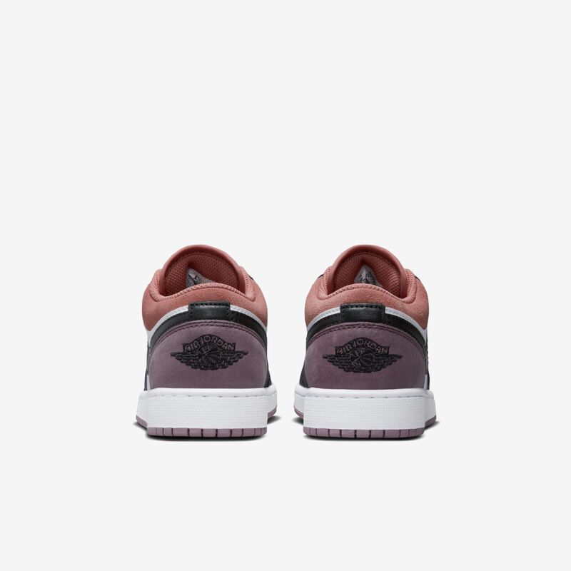 Air Jordan 1 Low SE, Blanco/Naranja Sky J/Malva Sky J/Negro, hi-res