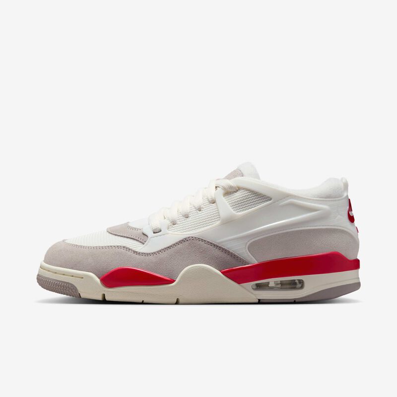 Air Jordan 4 RM, Vela/Fuego Rojo-Gris Universitario-Leche De Coco, hi-res