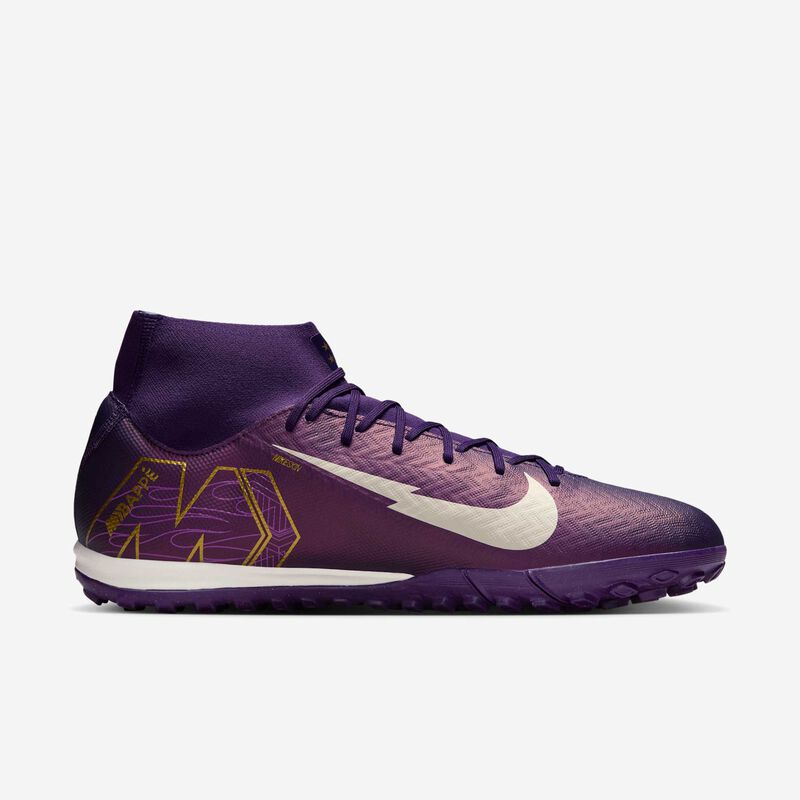 Nike Mercurial Superfly 10 Academy "Kylian Mbappé", Morado Grandioso/Marfil Pálido, hi-res
