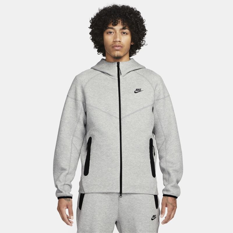 Nike Sportswear Tech Fleece Windrunner, Gris oscuro jaspeado/Negro, hi-res