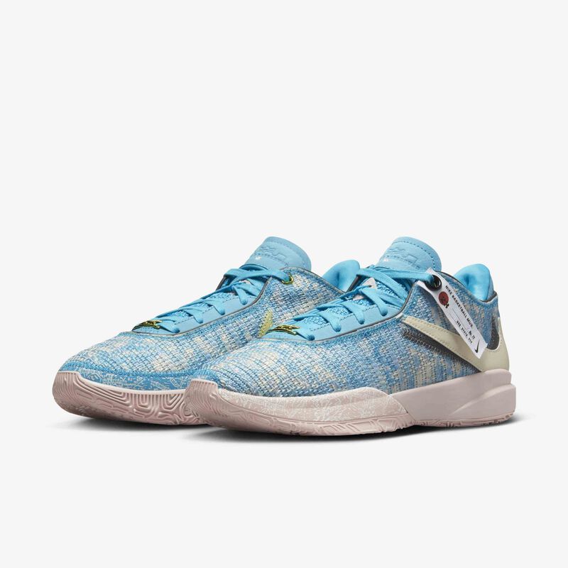 LeBron XX ASW, Rayo Azul/Leche de Coco-Gris Hierro, hi-res