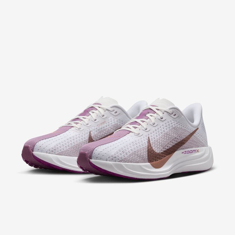 Nike Pegasus Plus, Blanco/Metalizado Rojo Bronce-Platino Violeta, hi-res