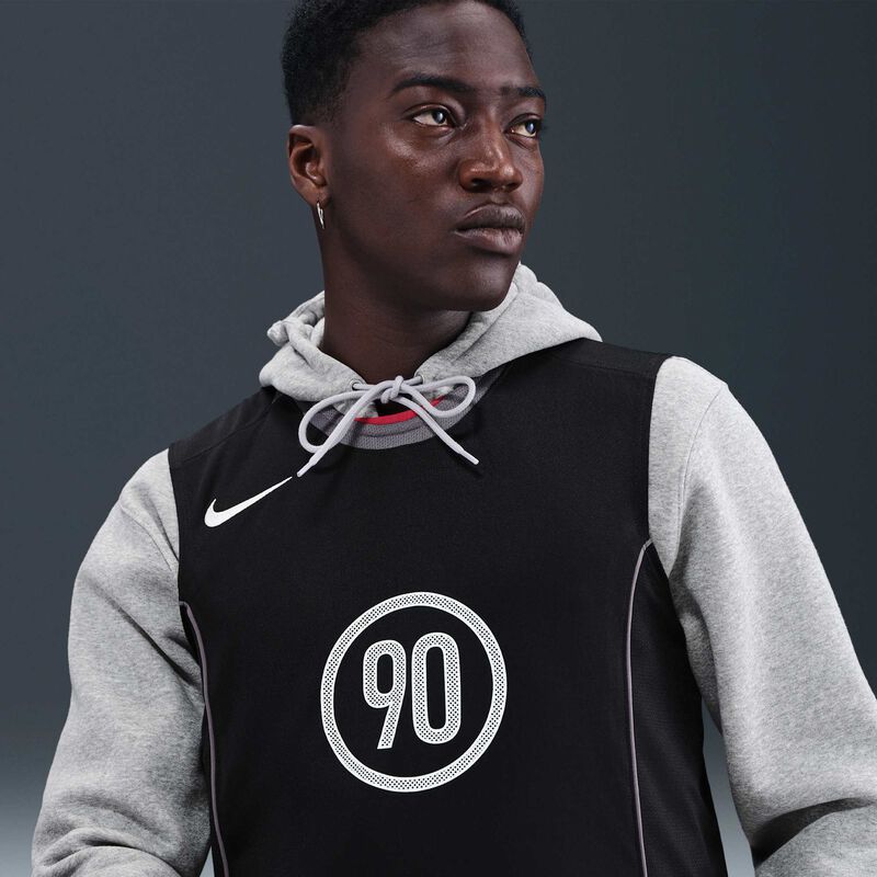 Nike Total 90, Negro/Grafito Claro/Rojo Gimnasio/Vela, hi-res