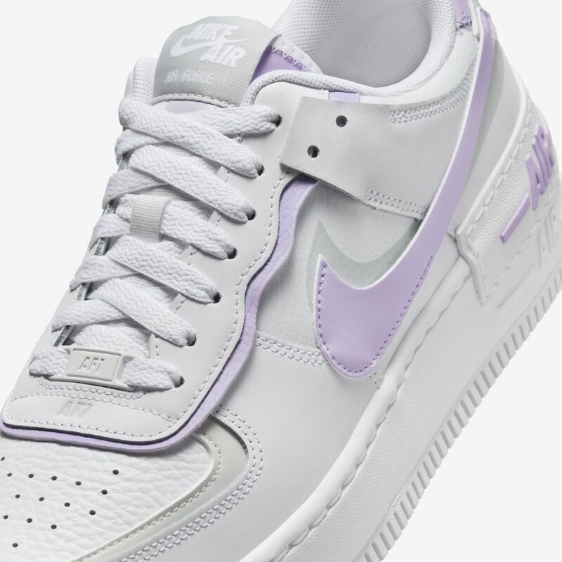 Nike Air Force 1 Shadow, Blanco/Lila Flor-Fotón Polvo-Blanco, hi-res
