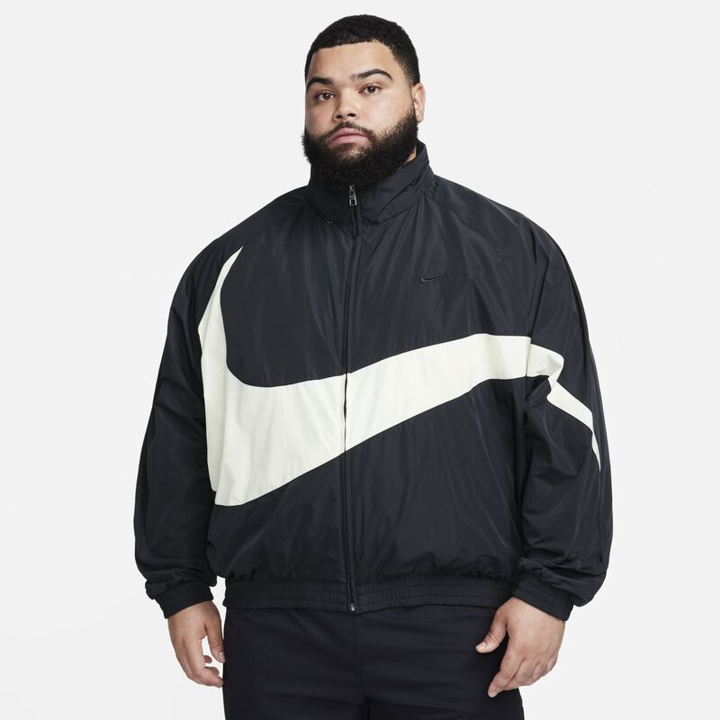 Nike Swoosh, Negro/Leche de coco/Negro, hi-res