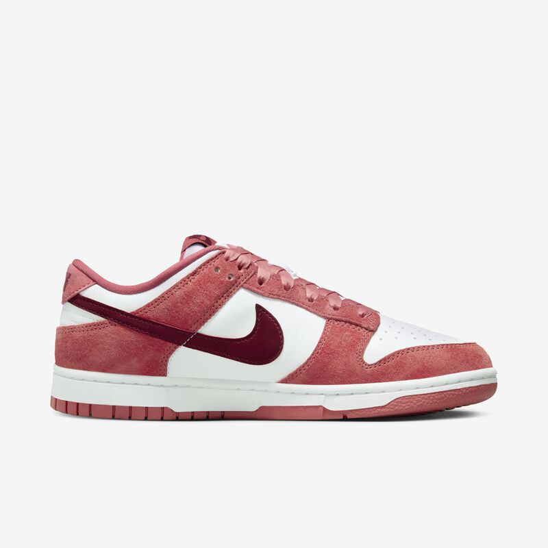 Nike Dunk Low, Blanco/Adobe/Rojo Dragón/Rojo del Equipo, hi-res
