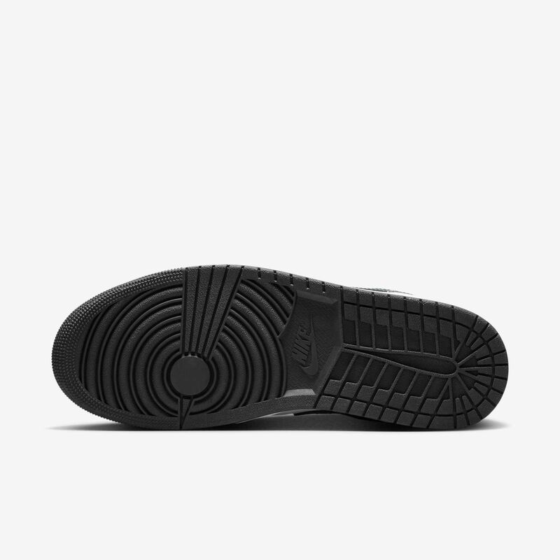 Air Jordan 1 Mid, Negro/Blanco Cumbre/Sombrío Apagado, hi-res