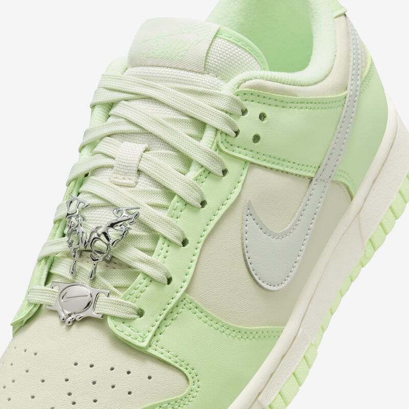 Nike Dunk Low Next Nature SE, Vidrio marino/Verde vapor/Vela/Plata claro, hi-res
