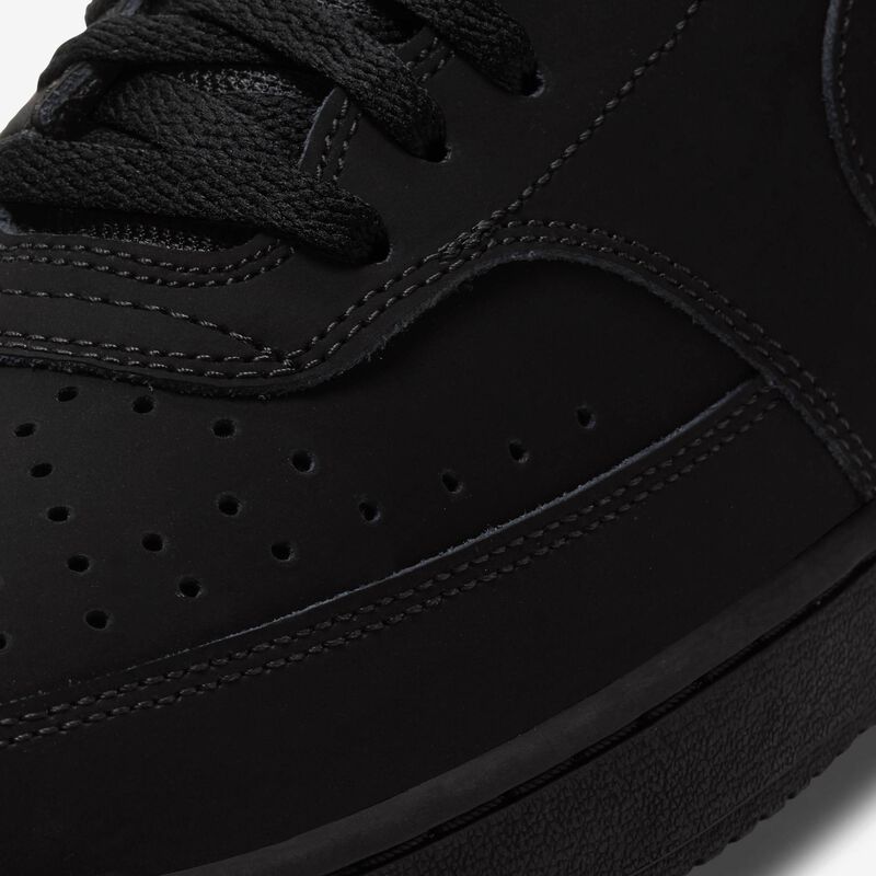 Nike Court Vision Mid, Negro/Negro/Negro, hi-res