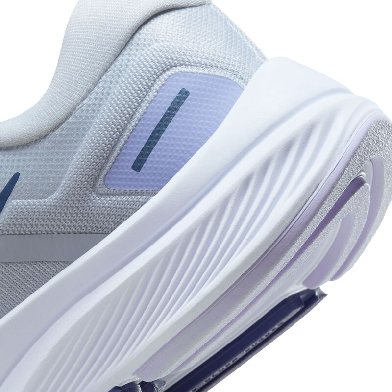 Nike Air Zoom Structure 24, Platino puro/Polvo de fotones/Blanco/Azul difuso, hi-res