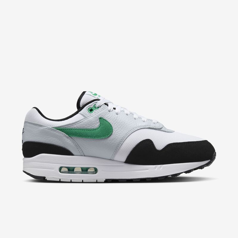 Nike Air Max 1, Blanco/Verde Estadio-Platino Puro-Negro, hi-res