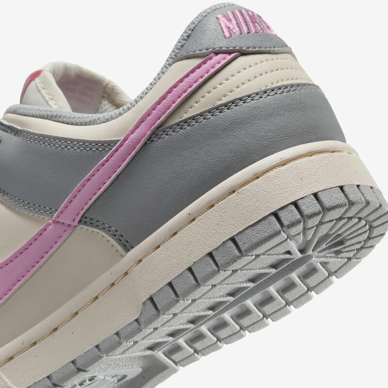Nike Dunk Low, Gris Humo Claro/Marfil Pálido/Rosa Amanecer, hi-res