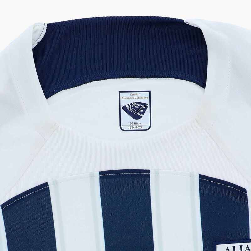 Nike Camiseta Alianza Lima 2024 Local, Azul marino medianoche/Blanco/Dorado, hi-res