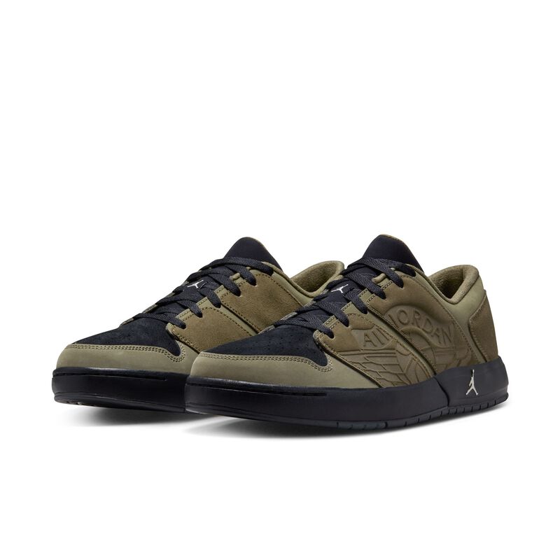 Jordan Nu Retro 1 Low, Oliva Medio/Negro/Hueso Claro-Antracita, hi-res