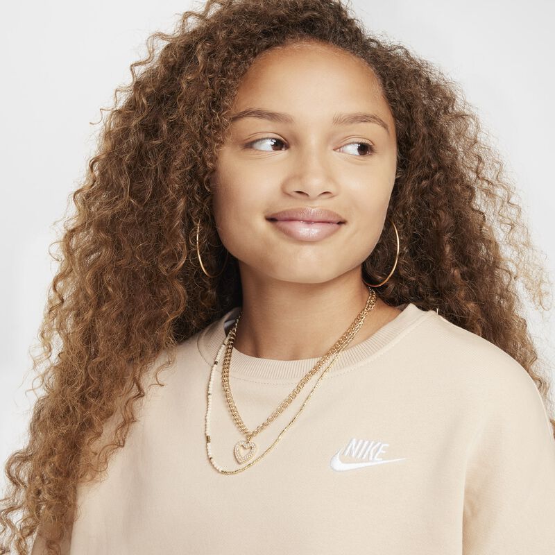 Nike Sportswear Club Fleece, Deriva De Arena/Blanco, hi-res