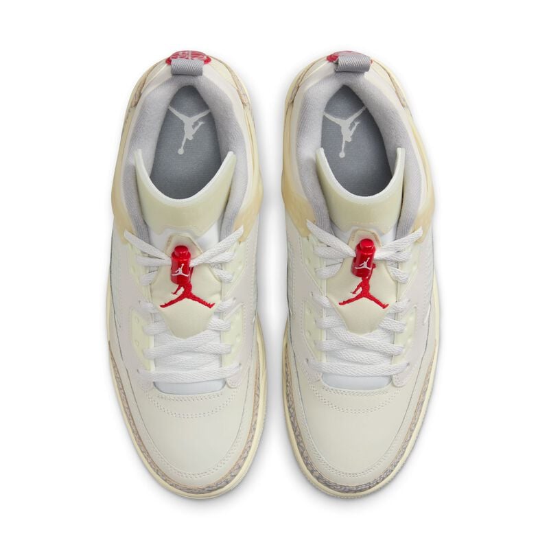 Jordan Spizike Low, Vela/Leche de coco/Arenisca/Rojo universitario, hi-res