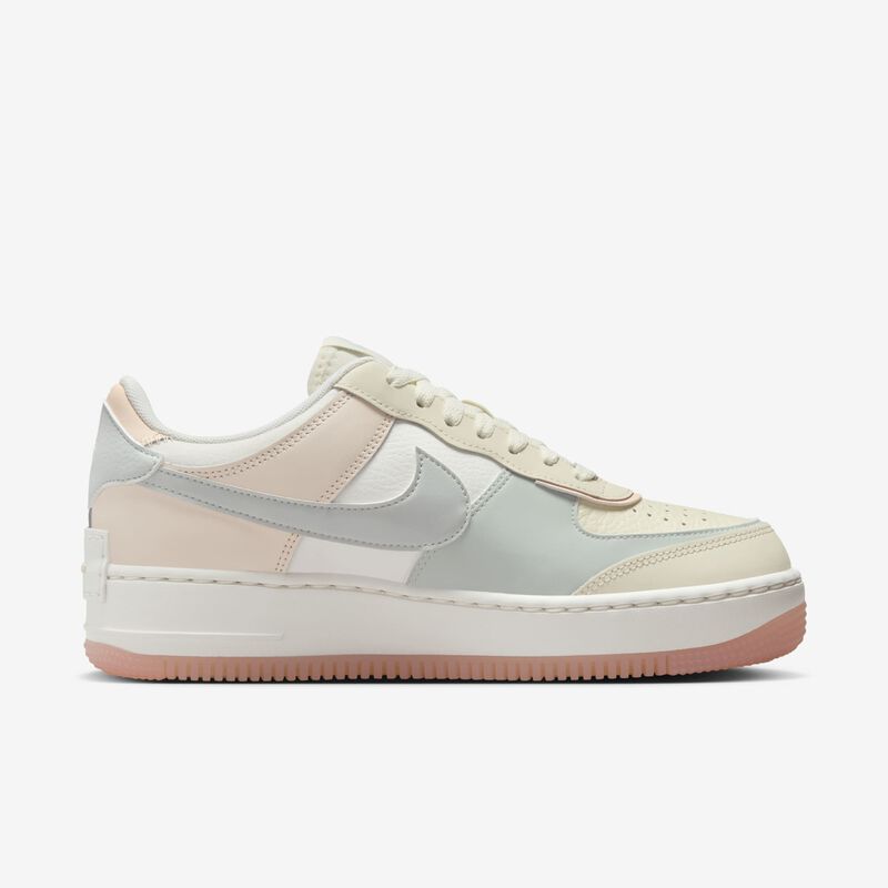 Nike Air Force 1 Shadow, Leche De Coco/Plata Claro/Vela/Tinte Carmesí, hi-res