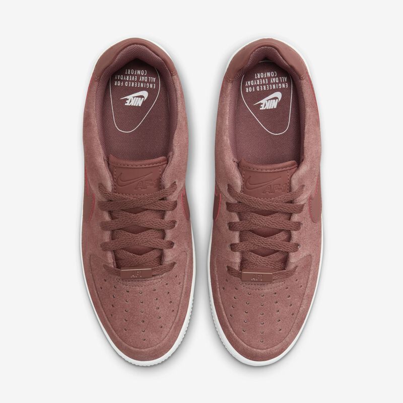 Nike Air Force 1 Sage Low, Rojo Sepia/Rojo Sepia-Blanco, hi-res