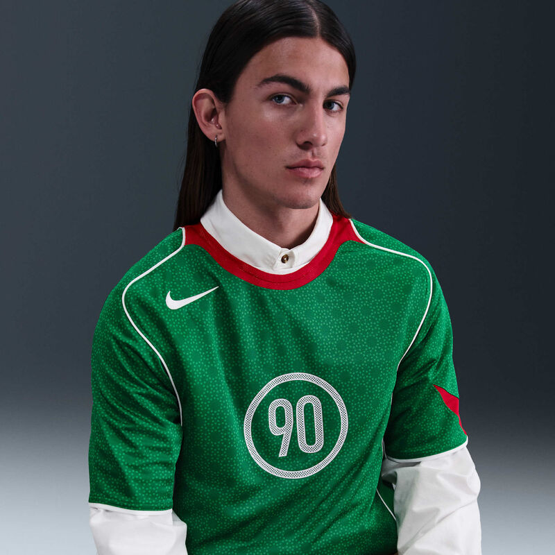 Nike Total 90, Verde Clásico/Rojo Deportivo/Blanco/Blanco, hi-res
