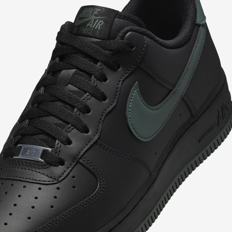 Nike Air Force 1 '07, Negro/Verde Vintage, hi-res
