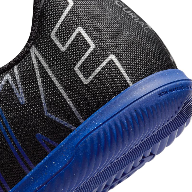 Nike Jr. Mercurial Vapor 15 Club, Negro/Hiperreal/Cromo, hi-res