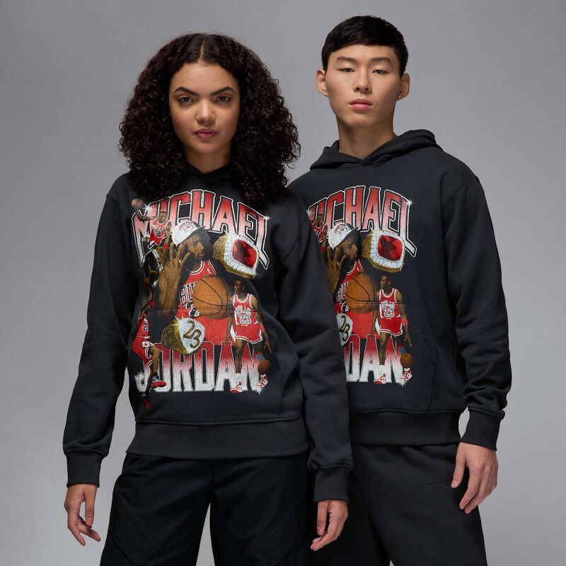 Jordan Flight Fleece, Negro Apagado, hi-res