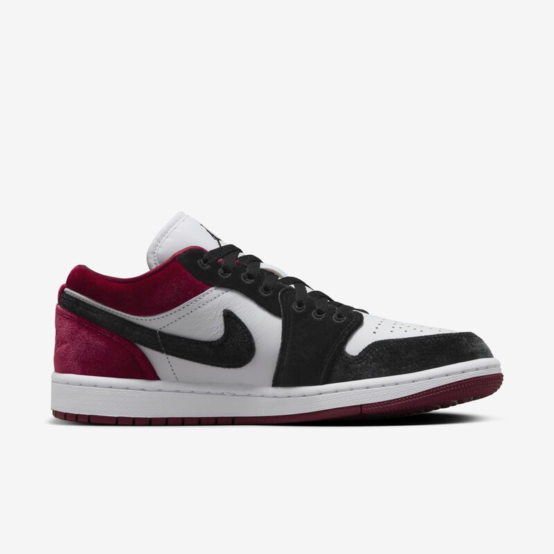 Air Jordan 1 Low SE, Negro/Blanco/Equipo Rojo/Negro, hi-res