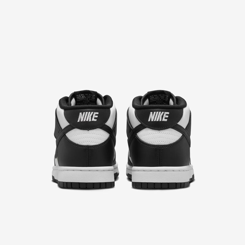 Nike Dunk Mid, Blanco/Negro-Blanco-Negro, hi-res