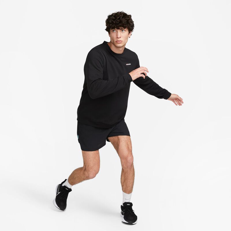 Club de atletismo Nike Dri-FIT, Negro/Blanco Cumbre, hi-res