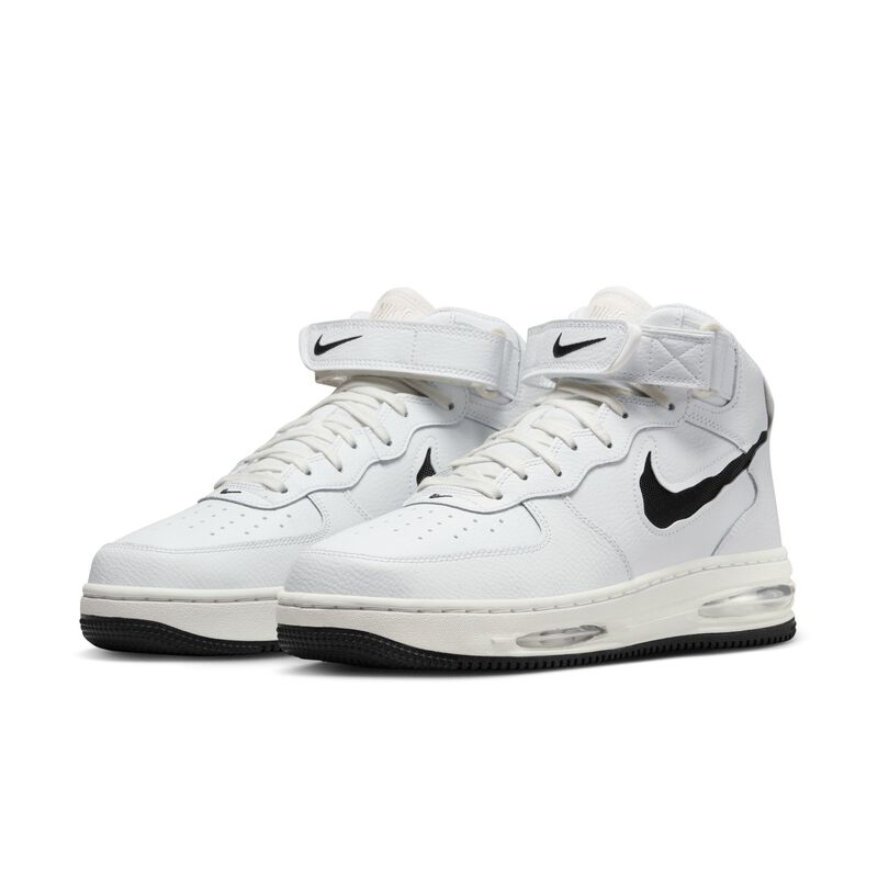 Nike Air Force 1 Mid Evo, Blanco Cumbre/Negro-Vela, hi-res