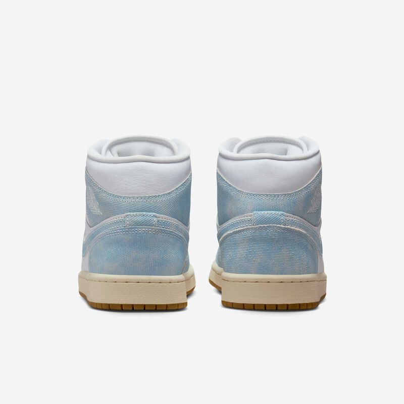 Air Jordan 1 Mid SE, Blanco/Vela/Marrón claro goma/Azul gastado, hi-res