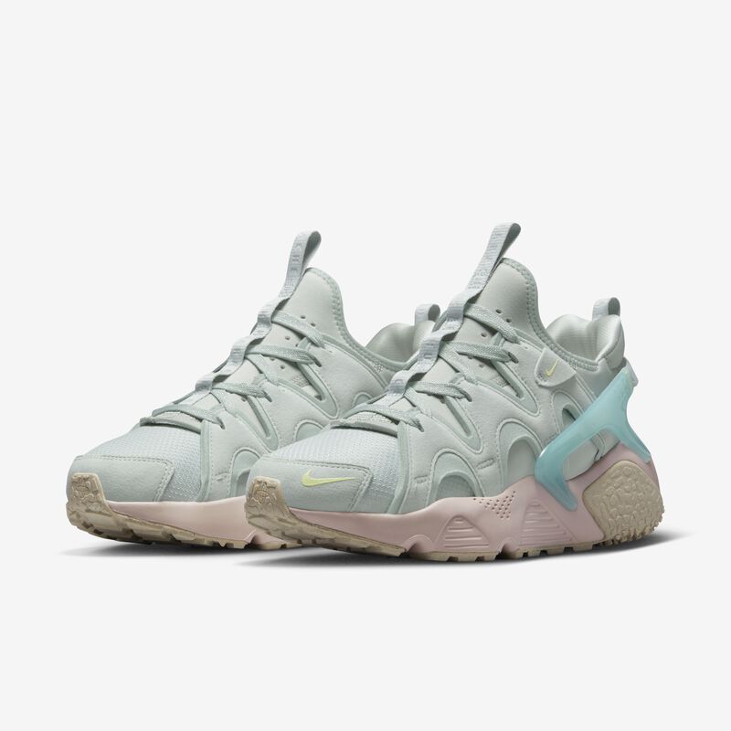 Nike Air Huarache Craft, Plata claro/Océano felicidad/Rosa Oxford/Tinte limón, hi-res