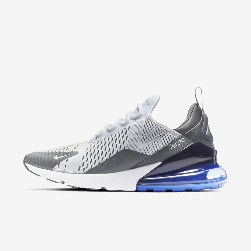 Nike Air Max 270, Blanco/Blanco-Violeta persa-Gris oscuro, hi-res