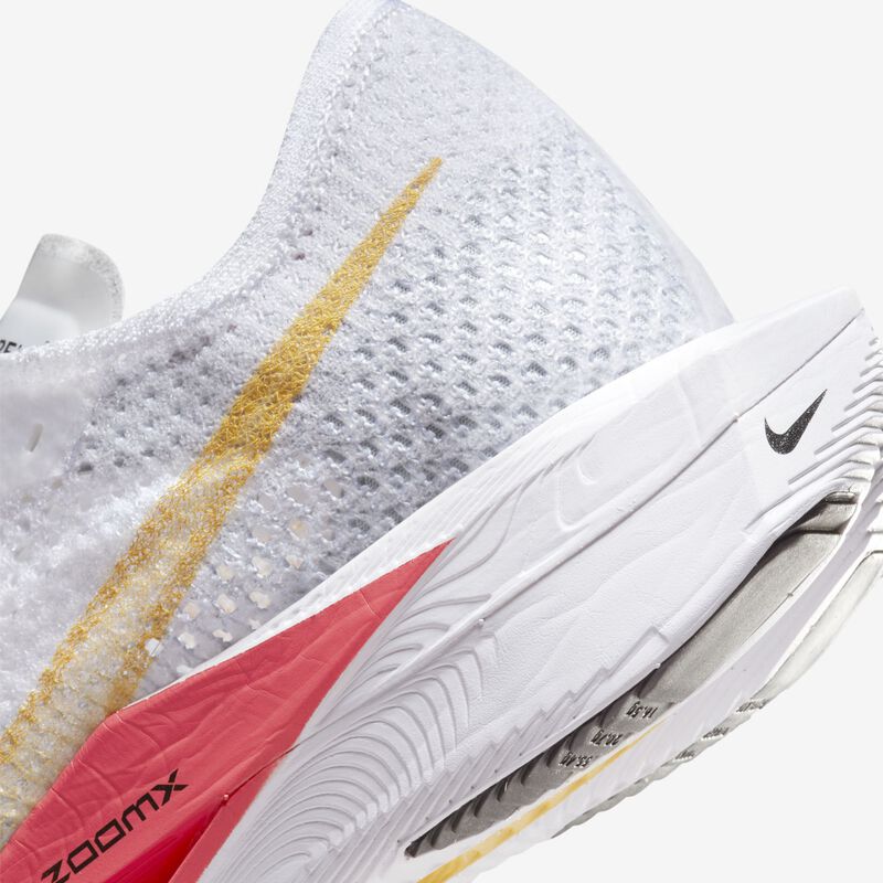Nike Vaporfly 3, Blanco/Coral marino/Platino puro/Oro topacio, hi-res