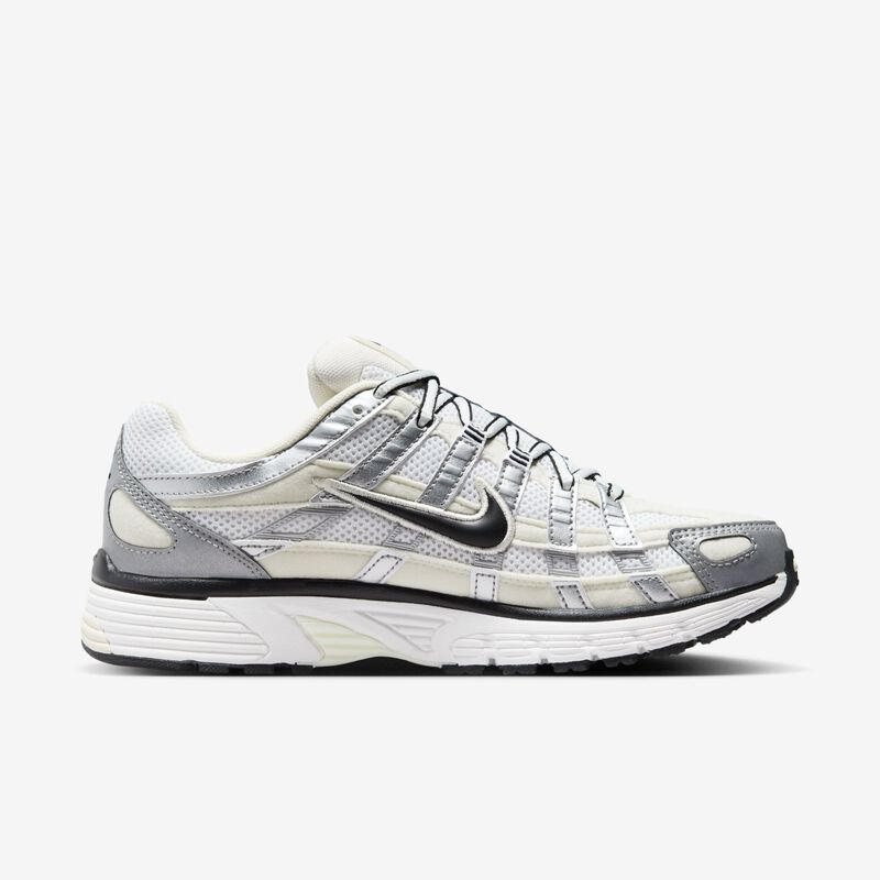 Nike P-6000, Leche de Coco/Blanco/Plata metalizado/Negro, hi-res