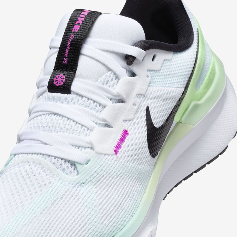 Nike Structure 25, Blanco/Azul glacial/Verde vapor/Negro, hi-res