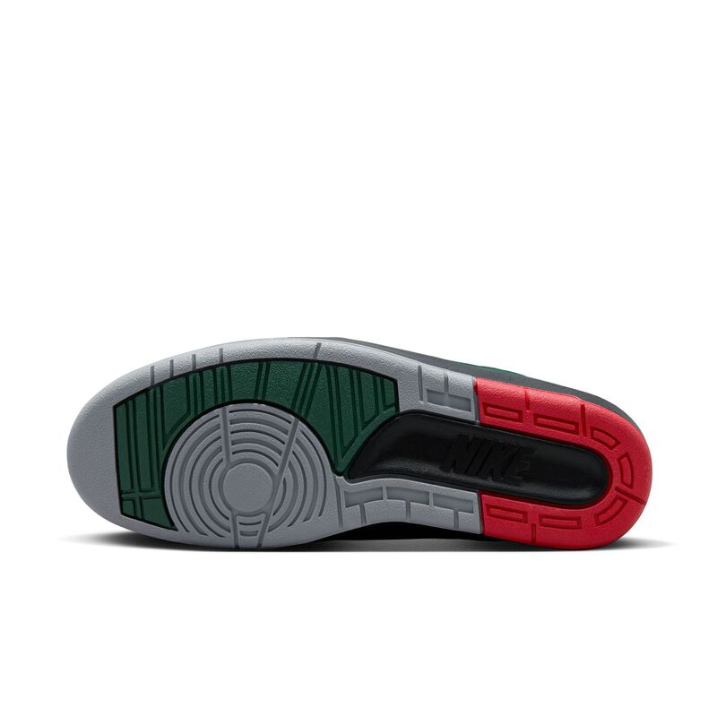 Air Jordan 2 Retro Low "Origins", Negro/Abeto/Gris cemento/Rojo pasión, hi-res