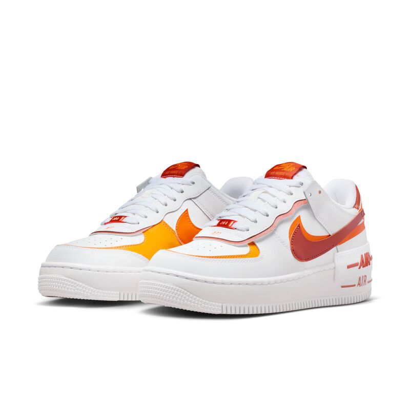 Nike Air Force 1 Shadow, Cerámica Blanca/Roja Oscura-Brillante, hi-res