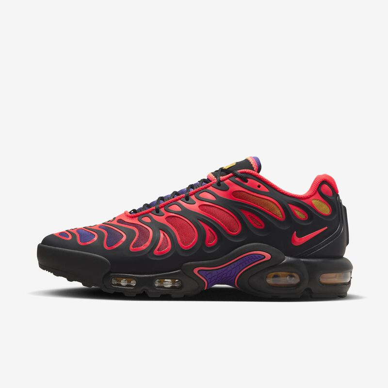 Nike Air Max Plus Drift, Negro/Púrpura Campo Carmesí Brillante, hi-res